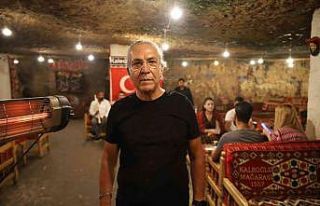 Bunaltıcı sıcaklarda bu mağarada battaniye ve...