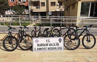 Burdur’da 10 bisikleti çalan hırsız yakalandı