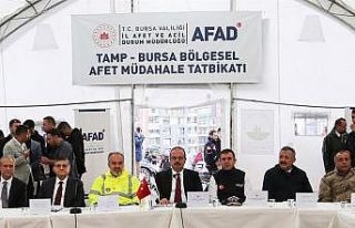 Bursa’da deprem tatbikatı