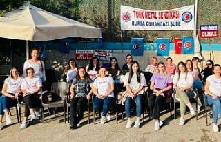 Bursa’da otomotiv yan sanayi fabrikasındaki eylem...