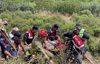 Bursa’da tır 150 metre yükseklikteki şarampole...