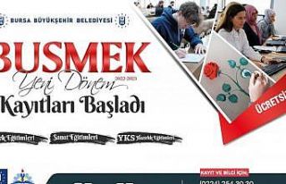 BUSMEK’te yeni dönem kayıtları başladı
