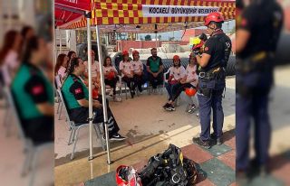 Büyükşehir itfaiyesinden GESOTİM’e eğitim