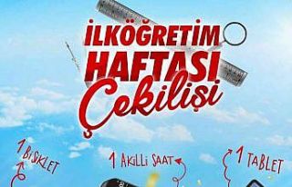 Canik’te çekilişle 100 öğrenciye kırtasiye...