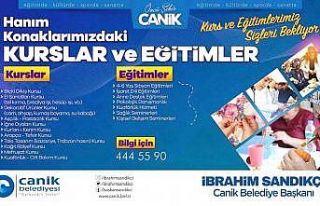 Canik’te Hanım Konakları kurs kayıtları başladı