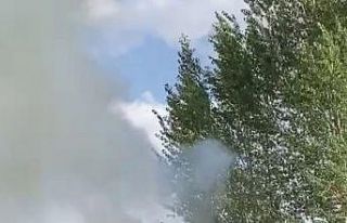 Çatı yangını korkuttu