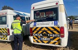 Çine’de okul servislerine jandarma denetimi