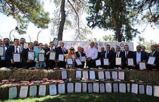 Coğrafi işaretli 60 ürün için tescil teslim töreni...