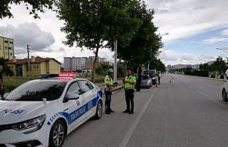 Çorum’da dron destekli trafik denetimi