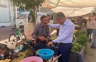 Çuhadar, pazarcı esnafının sıkıntılarını...