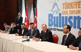 Cumhurbaşkanı Erdoğan, gençlerle bir araya geldi