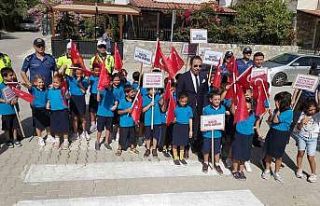 Datça’da yaya geçidi uygulaması