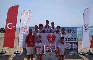 Denizlili sporcular, Açık Su Yüzme Şampiyonası’nda...