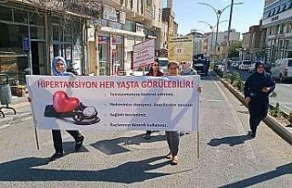 Dicle ilçesinde sağlıkçılar halk sağlığı...