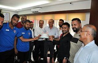 Didim Belediyespor’dan Başkan Atabay’a doğum...