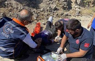 Doğadaki bisiklet turu hastanede bitti