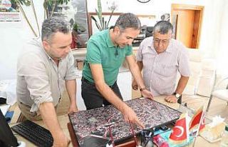 Doğalgaz çalışmalarında belediye muhtarlarla...