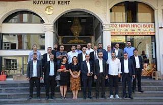 DTSO Başkan adayı Karagöz, seçim öncesi esnafla...