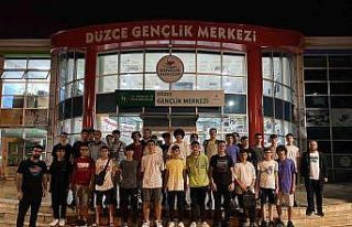 Düzceli gençler Hatay’da