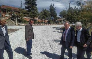 Düzdağ-Dombayçayırı köyleri arasına sathi kaplama...