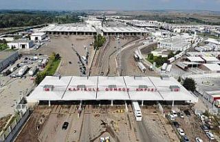 Edirne Kapıkule’deki su baskının ardından temizlik...