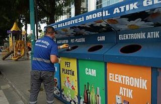Edremit’te mobil atık getirme noktaları kuruluyor