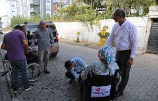 Efeler Belediyesi’nden akülü sandalye desteği