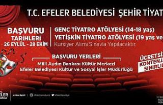 Efeler Belediyesi’nin Tiyatro Atölyelerine yeni...