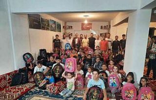 Elazığ’da 200 öğrenciye kırtasiye malzemesi...