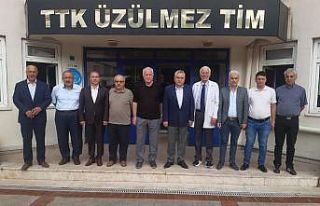 Emekli olan Güner’den Üzülmez’e veda ziyareti