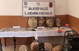 Erdek’te tarihi eser kaçaklarına operasyon düzenlendi