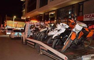 Erzincan polisinden motosiklet denetimi