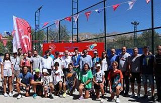 Erzincan uluslararası tenis turnuvasına ev sahipliği...