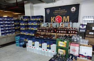 Eskişehir’de 4 ton 700 litre kaçak içki ele geçirildi