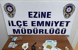 Ezine’de uyuşturucu operasyonu