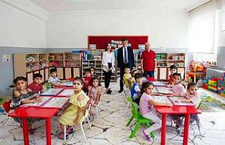 Fadıloğlu, ana sınıfı öğrencilerini ziyaret...