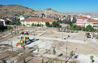 Fatih Sultan Mehmet Mahallesi’ndeki yeni parkın...