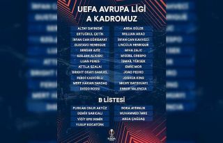 Fenerbahçe’de UEFA kadrosu belli oldu