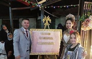 Filipinler’den köye gelin geldi