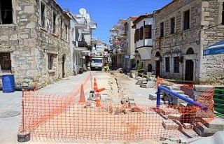 Foça Bağarası’nın kanalizasyon sorunu çözülüyor