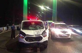 FSM köprüsünde kontrol noktasından süratli geçen...