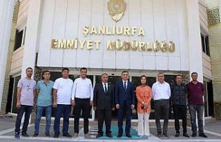 Gazeteciler Emniyet Müdürü Ulucan’la bir araya...