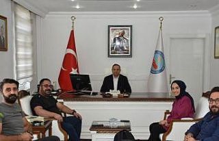 Gazetecilerden Kaymakam Demir’e ziyaret