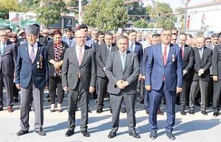 Gaziler törende bir araya geldi