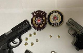 Gece kartallarının dikkati ile suikast silahı yakalandı