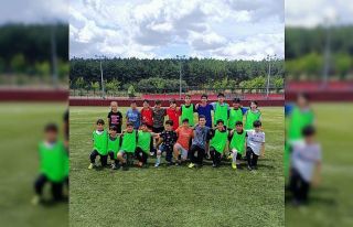 Geleceğin sporcuları yaz okulu çalışmalarına...