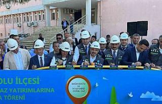 Gelibolu’da ’Doğalgaz İlk Kazı Töreni’ gerçekleşti