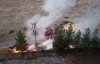 Gercüş’te korkutan yangın