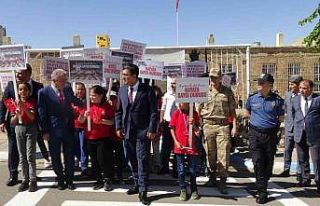 Gercüş’te “Önce Yaya Uygulaması” farkındalık...