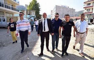 Gölmarmara Uğur Mumcu Caddesi’nde çalışmalar...